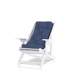 pollyoutdoor foldable relax chair white